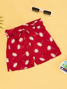 YU by Pantaloons Girls Floral Printed Shorts