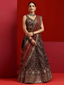 Libas Art Embroidered Sequinned Ready to Wear Lehenga & Blouse With Dupatta