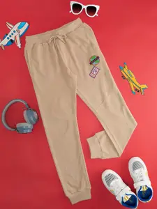 Pantaloons Junior Boys Self-Design Pure Cotton Joggers