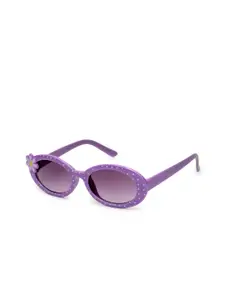 Stoln Girls Oval Sunglasses with UV Protected Lens 2075N-PURPLE