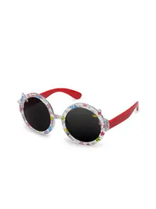 Stoln Girls Round Sunglasses with UV Protected Lens 22814-5N-RED