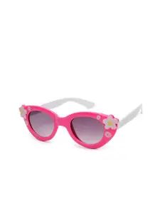 Stoln Girls Cateye Sunglasses with UV Protected Lens LM042N-DPINK