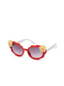 Stoln Girls Oval Sunglasses with UV Protected Lens LM2094N-RED