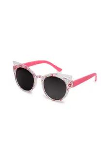 Stoln Girls Cateye Sunglasses with UV Protected Lens 22814-6N-DPINK-
