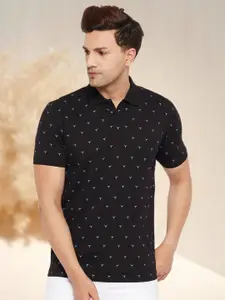 WILD WEST Conversational Printed Polo Collar T-shirt