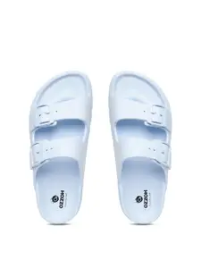 OZZOH Women Flexible Washable Sliders with Buckle