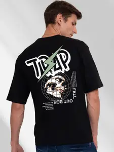 PRONK Graphic Printed Pure Cotton Oversized T-Shirt