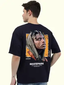 PRONK Graphic Printed Oversized Cotton T-shirt