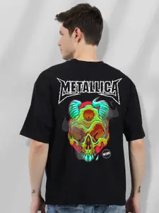 PRONK Graphic Printed Pure Cotton Oversized T-Shirt