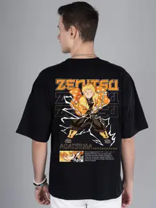 PRONK Zenitsu Graphic Oversized Cotton T-Shirt