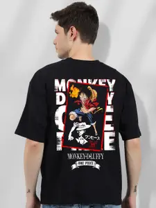 PRONK One Piece Graphic Printed Oversized Cotton T-shirt