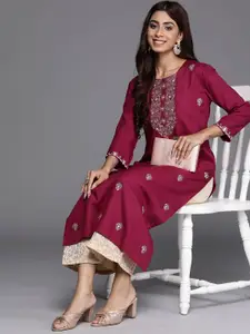 Anouk Ethnic Motifs Embroidered Kurta