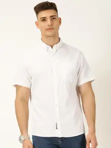Provogue New Slim Fit Button Down Collar Pure Cotton Casual Shirt