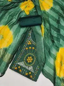 MANVAA Ethnic Motifs Embellished Sequinned Unstitched Dress Material