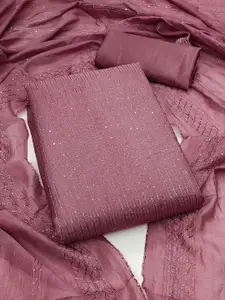 MANVAA Embellished Unstitched Dress Material