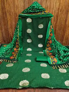 MANVAA Ethnic Motifs Woven Design Unstitched Dress Material