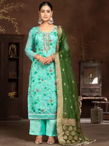 MANVAA Floral Printed Unstitched Dress Material