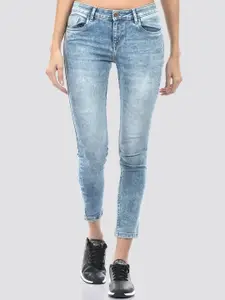 Numero Uno Women Slim Fit Low Distress Heavy Fade Stretchable Jeans