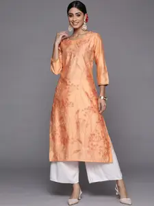 Anouk Printed Straight Round Neck Kurtas