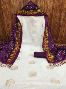 MANVAA Ethnic Motifs Woven Design Unstitched Dress Material