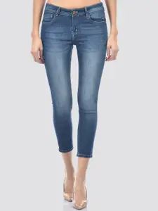 Numero Uno Women Skinny Fit Light Fade Clean Look Cotton Jeans