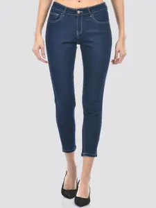 Numero Uno Women Skinny Fit Clean Look Stretchable Cropped Jeans