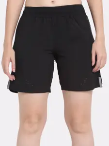 Invincible Women Mid Rise Training or Gym Sports Shorts With Rapid-Dry Technology