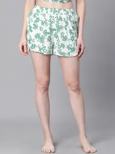 Oxolloxo Women Floral Printed Lounge Shorts