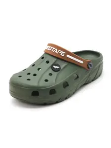 Red Tape Men Self Design Clogs