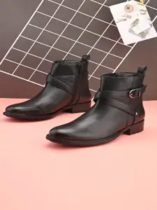 pelle albero Women Block-heeled Leather Chelsea Boots