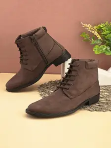 pelle albero Women Flatfoam-Heeled High-Top Leather Regular Boots
