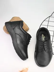 pelle albero Men Textured Leather Formal Derbys