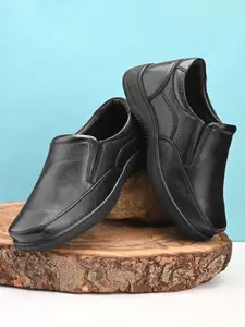 pelle albero Men Leather Formal Slip-On Shoes