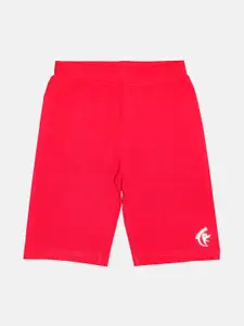 KiddoPanti Girls Mid-Rise Cycling Shorts
