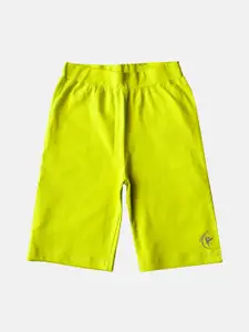 KiddoPanti Girls Mid-Rise Cycling Shorts