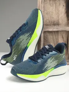 HRX by Hrithik Roshan Men Teal Green Textile Running Shoes