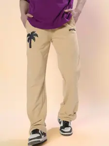 WEARDUDS Men Relaxed-Fit Cotton Track Pants