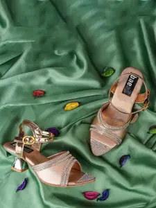 BAESD Girls Embellished Block Heels