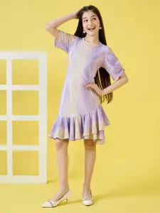 Stylo Bug Girls Striped Drop-Waist Dress