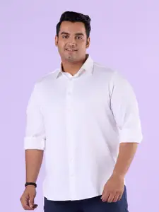 BIG HELLO Plus Size Long Sleeves Supima Cotton Casual Shirt