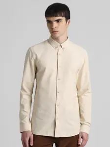 Jack & Jones Slim Fit Button-Down Collar Cotton Casual Shirt