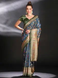 Saree mall Kalamkari Printed Bagru Saree
