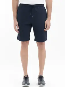RARE RABBIT Men Ambet Knee Length Mid-Rise Cotton Shorts