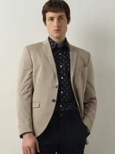 SELECTED Slim Fit Floral Printed Cotton Casual Shirt