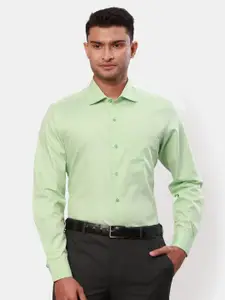 Raymond Geometric Printed Contemporary Fit Cutaway Collar Cotton Formal Shirt