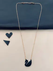 ABDESIGNS Rose Gold-Plated Chain With Pendant