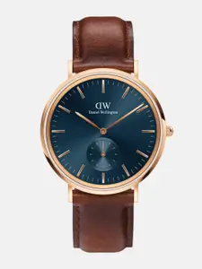 Daniel Wellington Men Leather Straps Analogue Watch DW00100708K