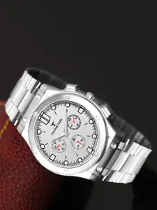 Franktime Men Patterned Dial Bracelet Style Straps Analogue Watch FT-0036 SL