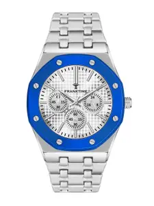 Franktime Men Stainless Steel Bracelet Style Straps Analogue Watch FT-0035 SLL