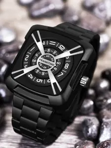 Franktime Men Dial Stainless Steel Straps Analogue Watch FT-0023 SL